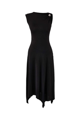 Vestido midi - Negro