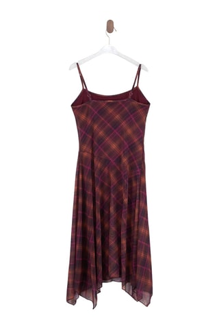 Vestido midi - Burdeos