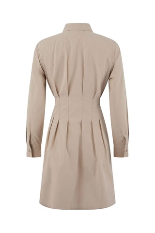 Vestido camisero - Beige