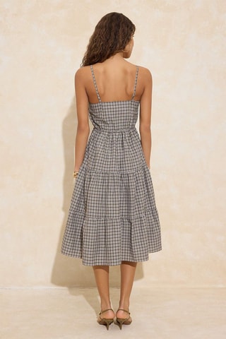 Vestido midi - Caqui