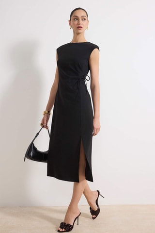 Vestido recto - Negro