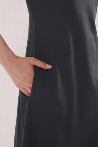 Vestido midi - Antracita