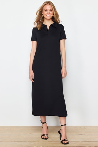 Vestido recto - Negro