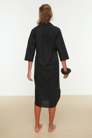 Vestido midi - Negro