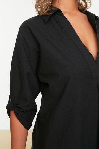 Vestido midi - Negro