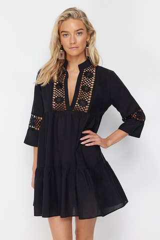 Vestido de playa - Negro