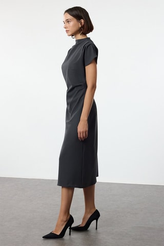 Vestido midi - Antracita