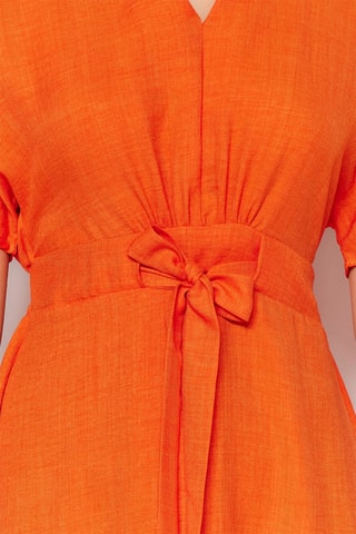 Vestido midi - Naranja