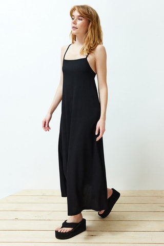 Vestido largo - Negro