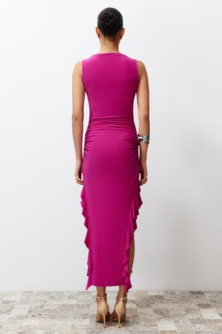 Vestido largo - Fucsia