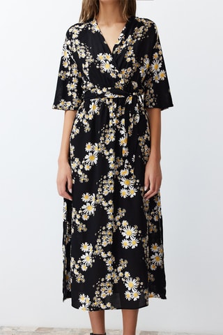 Vestido midi - Negro