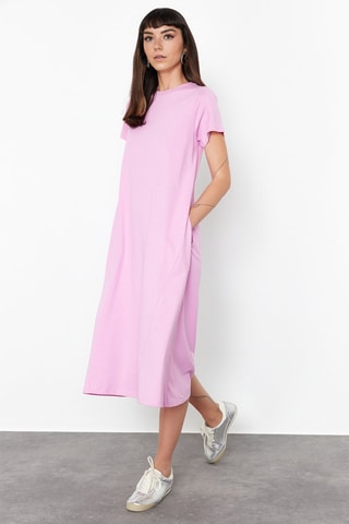 Vestido midi - Rosa