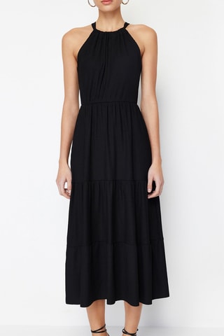 Vestido midi - Negro