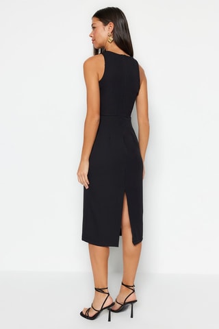 Vestido midi - Negro 
