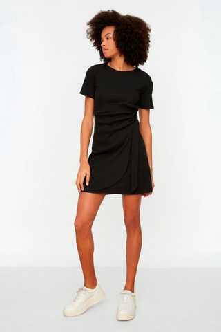 Vestido recto - Negro