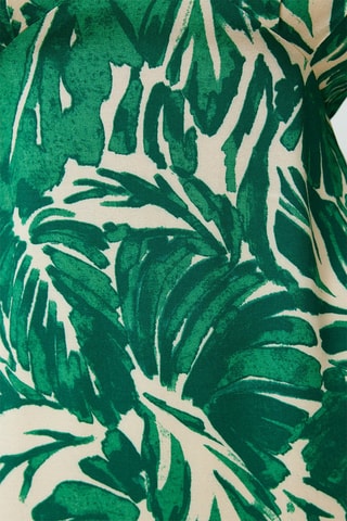 Vestido evasé - Verde
