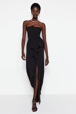 Vestido bustier - Negro