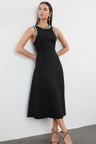 Vestido largo - Negro