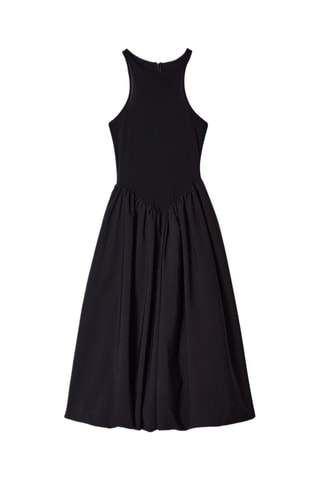 Vestido globo regular fit - Negro