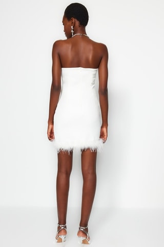Vestido de tubo - Blanco