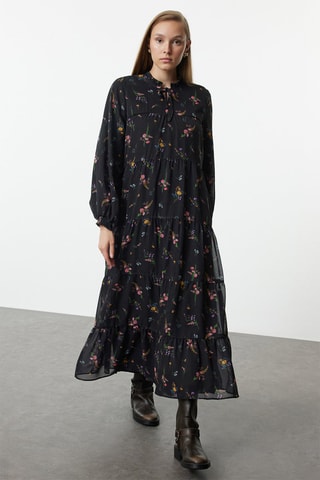 Vestido largo - Negro