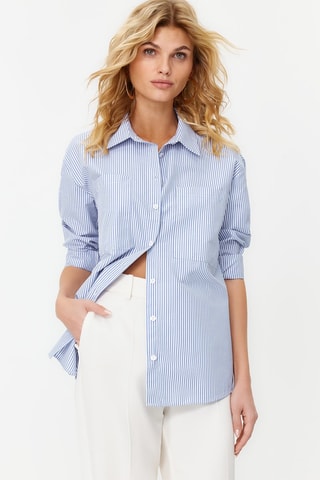 Camisa oversize - Azul marino