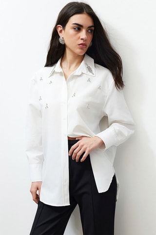Camisa regular fit - Crudo