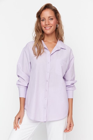 Chemisier relaxed - Mauve