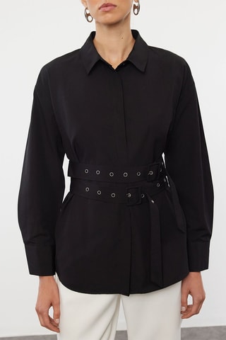 Camisa oversize - Negro