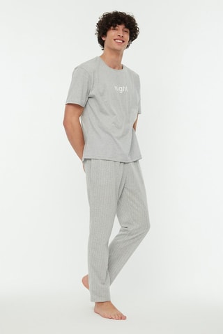 Pijama - Gris jaspeado