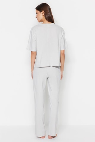 Pijama de tiro alto - Gris claro