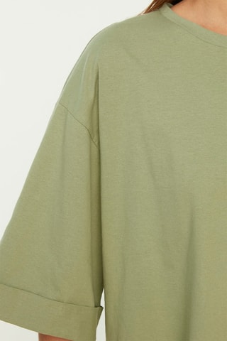 Camiseta oversize - Verde
