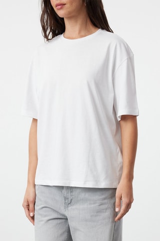 Camiseta relaxed fit - Blanco