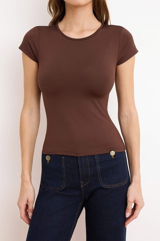 Camiseta - Marrón