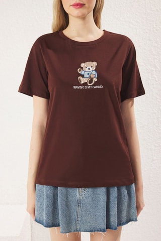 T-shirt - Marron