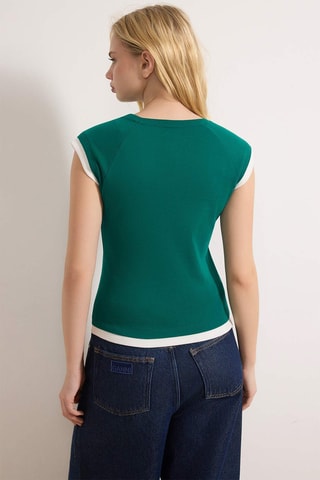 Camiseta - Verde esmeralda