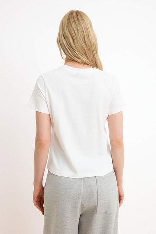 Camiseta regular fit - Crudo