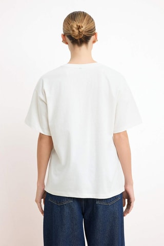 Camiseta oversize - Crudo