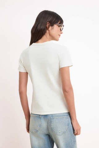 Camiseta regular fit - Crudo