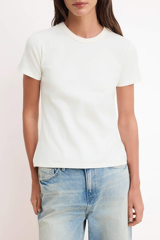 Camiseta regular fit - Crudo