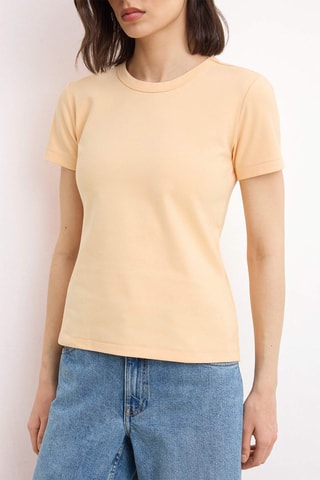 Camiseta regular fit - Naranja