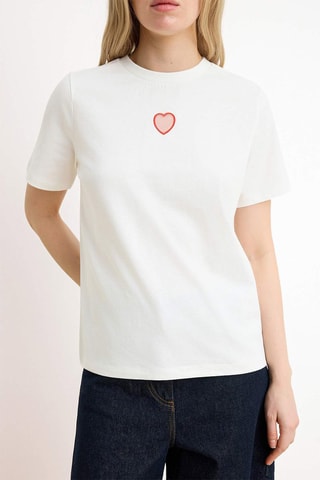 T-shirt regular - Ecru