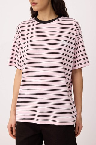 Camiseta oversize - Rosa