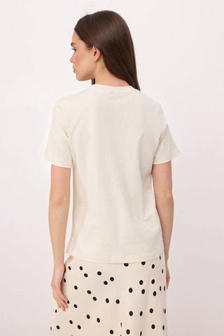 Camiseta regular fit - Crudo