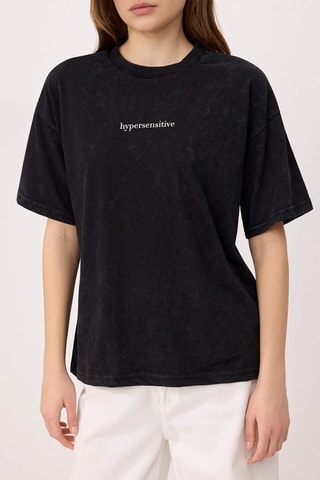 T-shirt oversize - Noir