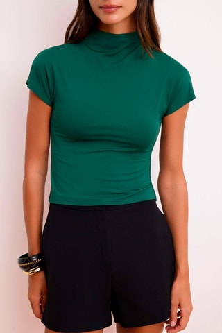 Camiseta regular fit - Verde esmeralda