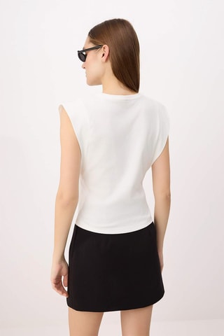 Camiseta regular fit - Crudo
