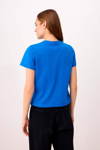 Camiseta regular fit - Azul cobalto