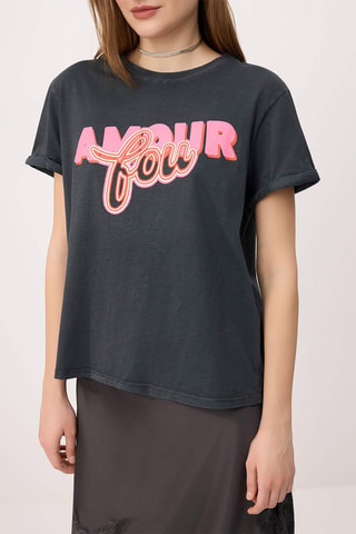 T-shirt regular - Anthracite
