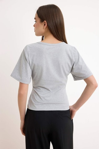 Camiseta - Gris jaspeado